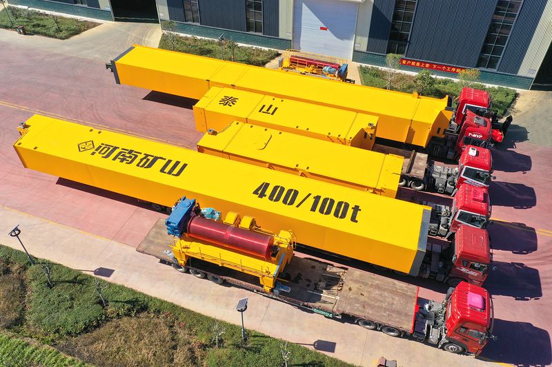 河南ag九游会j9集团400吨新型双梁起重机,发车!